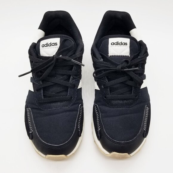 Adidas Women's Retrorun Running Sneakers from Finish Line Size 6 Black Comfort - Picture 15 of 16